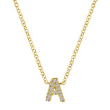 INITIAL ME NOW DIAMOND NECKLACE