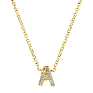 INITIAL ME NOW DIAMOND NECKLACE